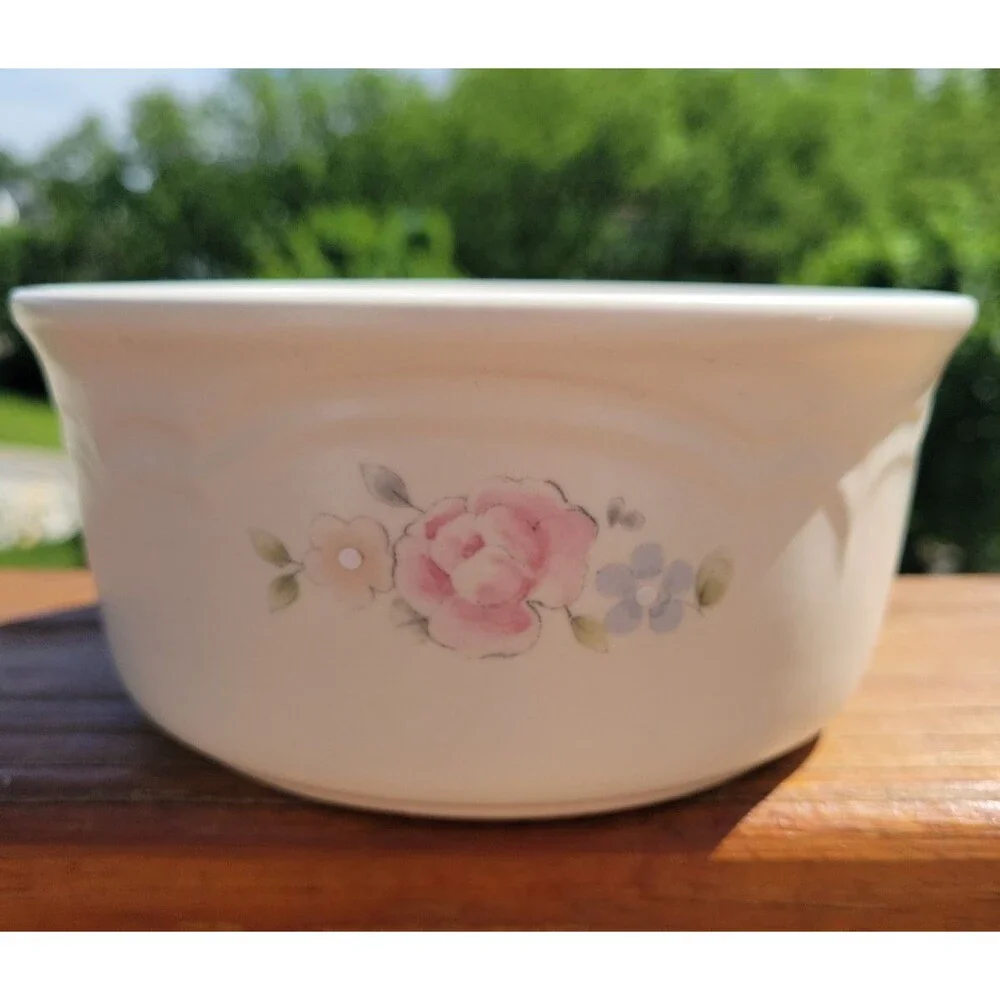 PFALTZGRAFF TEA ROSE KITTY PET BOWL